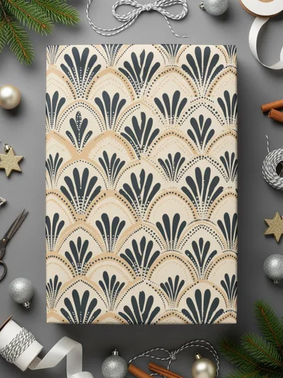 Elegant Art Deco Style Gift Wrapping Paper Product