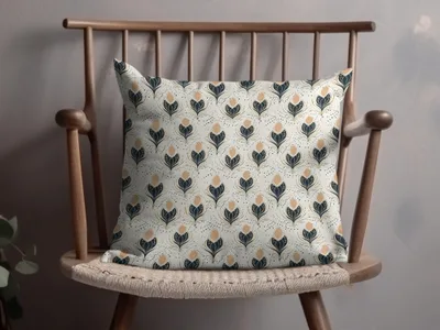 Floral Pattern Decorative Cushion for Home Decor