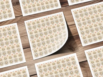 Decorative Printed Square Tile Pack for Home Decor
