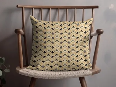 Elegant Geometric Pattern Decorative Pillow Cover