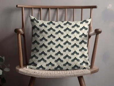 Elegant Patterned Throw Pillow for Living Room Decor