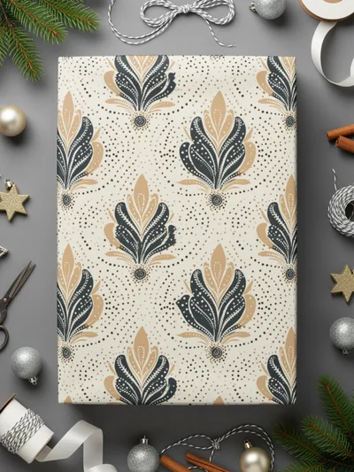Festive Ornament Design Holiday Wrapping Paper Product