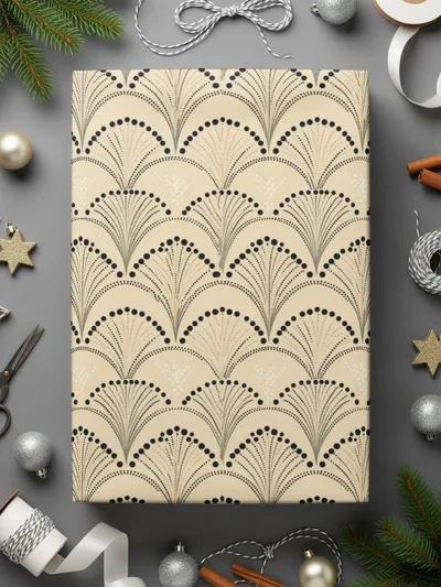 Elegant Art Deco Pattern Gift Wrapping Paper Product