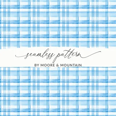 Baby Blue Boy Seamless Light Blue Watercolor Seamless Digital