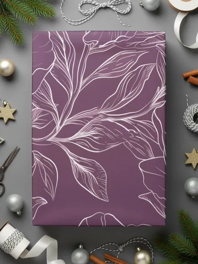 Bergundy Line Art Floral Maroon Seamless Pattern Digital Paper, Flower Line Art Pattern, Dark Purple Fabric Design, Seamless Paper - Moore and Mountain