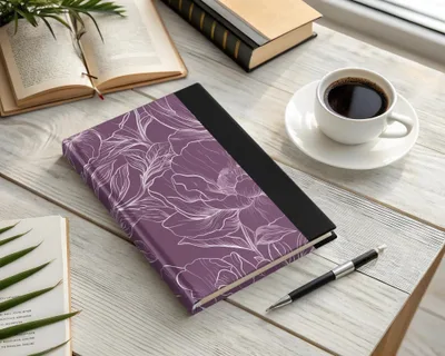 Bergundy Line Art Floral Maroon Seamless Pattern Digital Paper, Flower Line Art Pattern, Dark Purple Fabric Design, Seamless Paper - Moore and Mountain