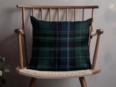 Black and Green Mens Scottish Tartan Seamless Digital - Moore and Mountain