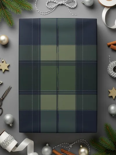 Black and Green Tartan Seamless - Moore and Mountain