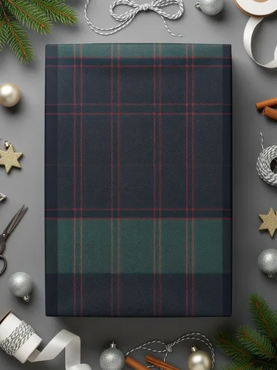 Black and Green Tartan Seamless Digital - Moore and Mountain