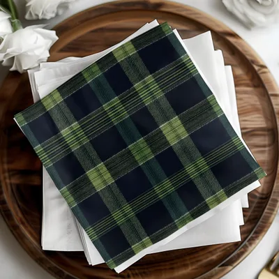 Black and Green Tartan Seamless Digital - Moore and Mountain