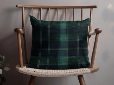 Black and Green Tartan Seamless Digital - Moore and Mountain