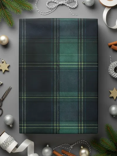 Black and Green Tartan Seamless Digital - Moore and Mountain