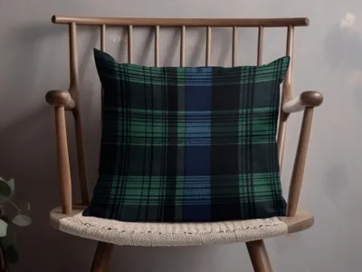 Black and Green Tartan Seamless Digital - Moore and Mountain
