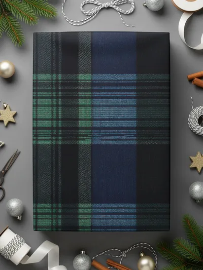 Black and Green Tartan Seamless Digital - Moore and Mountain