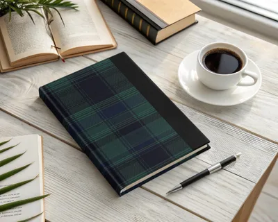 Black and Green Tartan Seamless Pattern Digital - Moore and Mountain