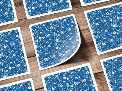 Blue Chinoiserie Pattern Seamless Background - Moore and Mountain
