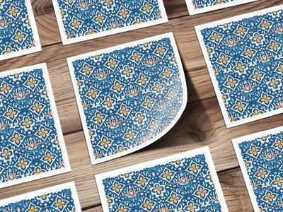 Blue Floral Seamless Pattern Digital Paper, Tileable Backdrop, Printable Scrapbook, Repeat Pattern, Fabric Design, Digital Download - Moore and Mountain
