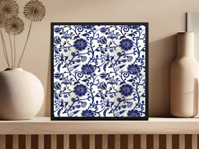 Floral Pattern Art Print Wall Decor