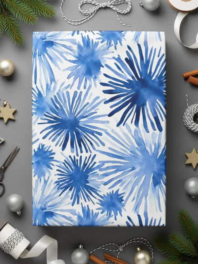 Blue Shibori Indigo Ink Seamless Watercolor Geometric Pattern, Digital Paper, Modern Fabric Design, Repeat Pattern, Indigo Shibori Texture - Moore and Mountain