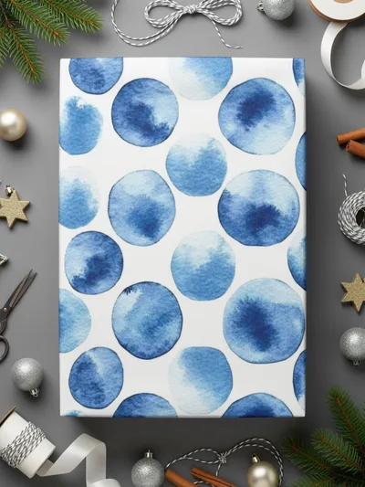 Blue Shibori Seamless Watercolor Geometric Pattern, Indigo Ink, Digital Paper, Fabric Design, Scrapbooking Paper, Printable Pattern - Moore and Mountain