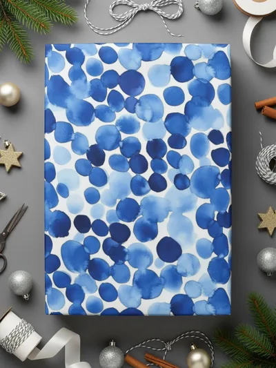 Blue Shibori Seamless Watercolor Geometric Pattern, Indigo Ink Digital Paper, Modern Indigo Texture, Fabric Design, Scrapbooking Digital - Moore and Mountain