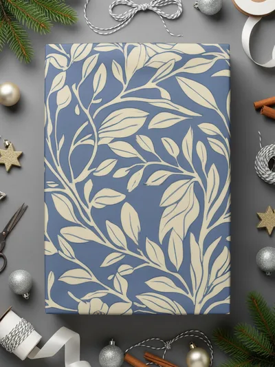 Blue Vines Larkspur William Morris Seamless Background Digital - Moore and Mountain