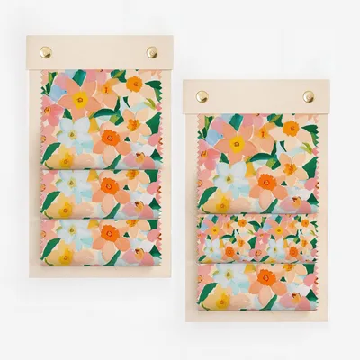 Vibrant Floral Pattern with Daffodils Roller Blinds