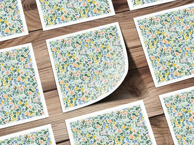 Vibrant Floral Pattern Sticker Sheets for Crafting Users
