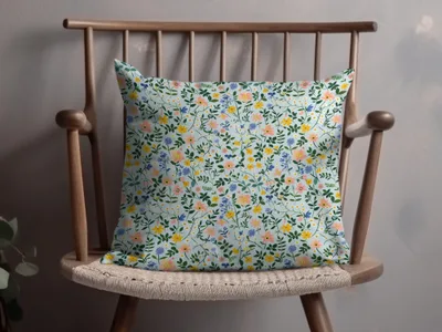 Beautiful Floral Pattern Cushion Cover Decorative Pillow