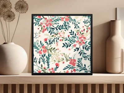 Floral Botanical Print Wall Art Home Decor Poster