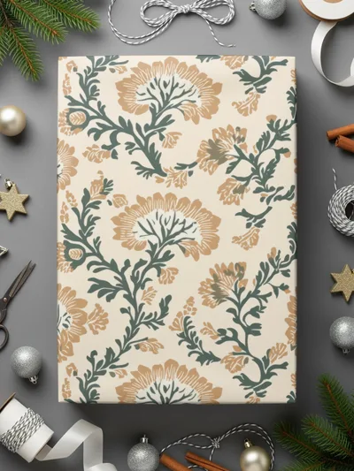 Blush Indian Floral Pattern Seamless Pattern Design - Moore and Mountain