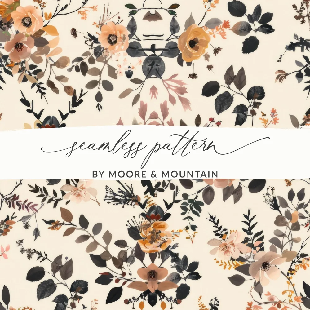 Seamless Floral Pattern by Moore & Mountain Design