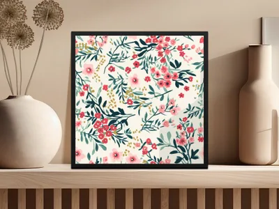 Beautiful Floral Patterned Wall Art for Your Home Decor