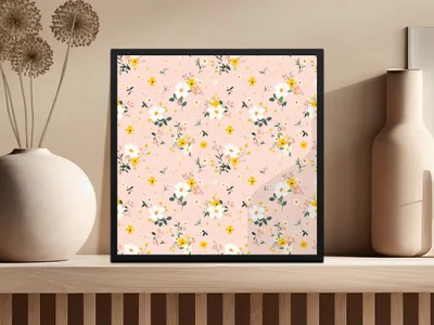 Floral Pattern Wall Art for Home Decoration