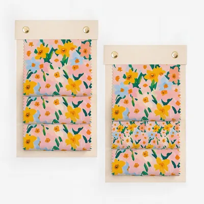 Vibrant Floral Print Hanging Display Board Product