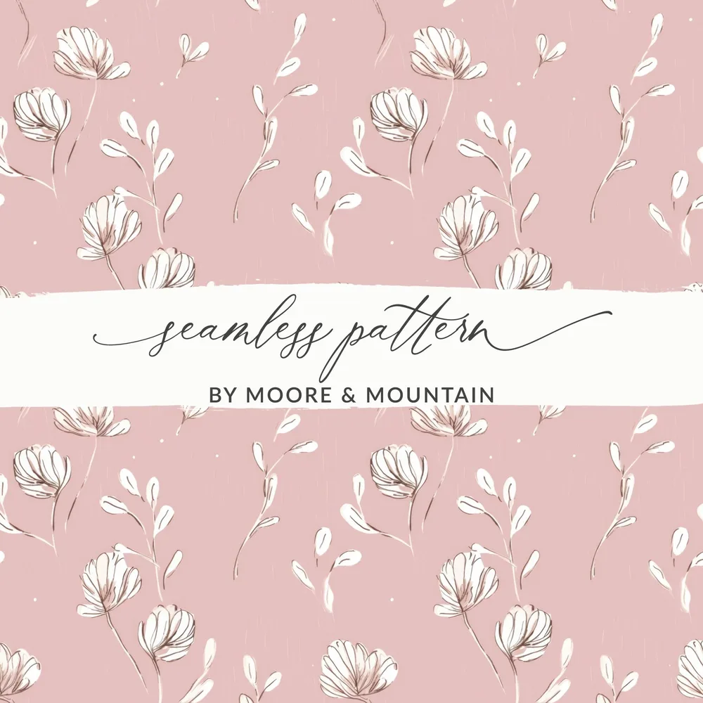 Floral Seamless Pattern By Moore & Mountain Design