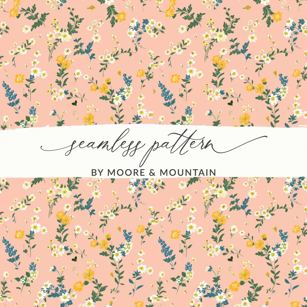 Seamless Pattern by Moore & Mountain Floral Design