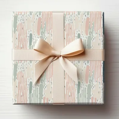 Elegant Pastel Abstract Pattern Gift Wrap Product