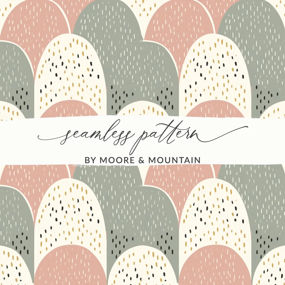 Seamless Pattern by Moore & Mountain for Creative Projects