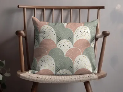 Abstract Patterned Throw Pillow for Stylish Home Decor