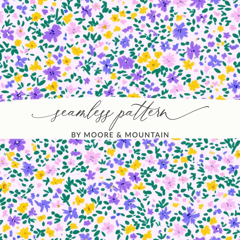Seamless Pattern by Moore and Mountain Floral Design