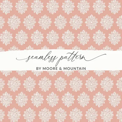 Boho Lace Seamless Pattern, Digital Paper, Neutral Aesthetic Pattern, Vintage Lace Repeat, Elegant Fabric Print