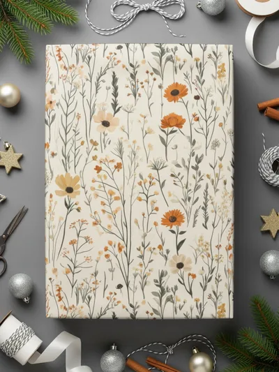 Floral Patterned Gift Wrap for Special Occasions