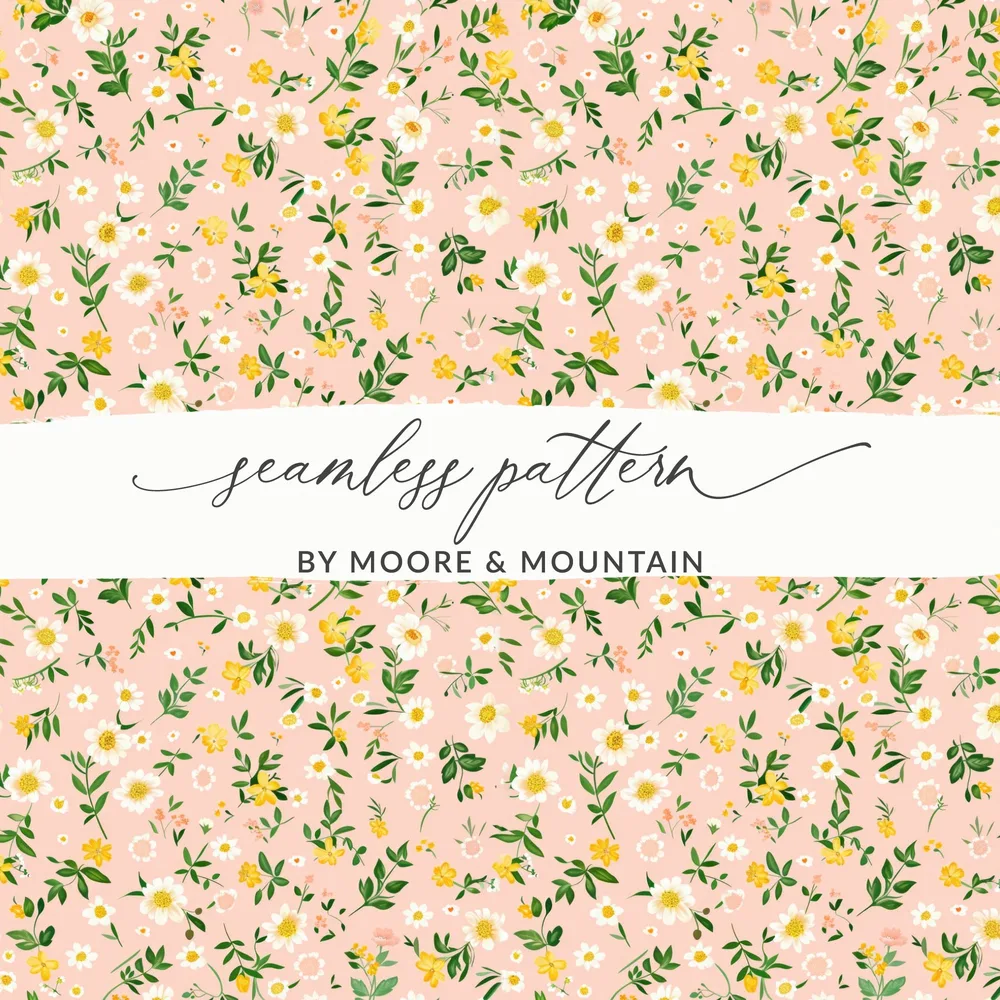 Seamless Floral Pattern by Moore and Mountain Design