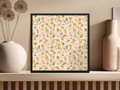Floral Pattern Artwork for Home Wall Decor Product