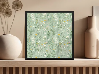 Beautiful Floral Patterned Wall Art for Home Decor
