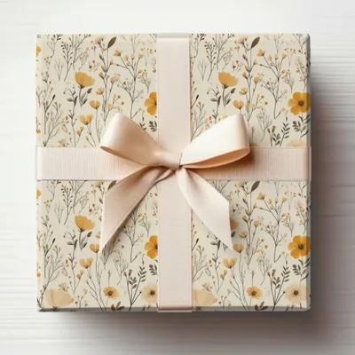 Elegant Floral Patterned Gift Wrap Paper product type