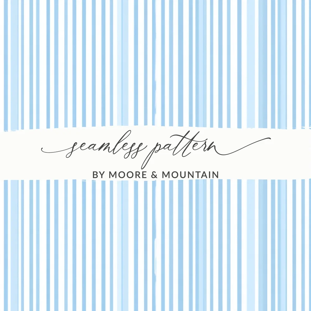 Boy Baby Shower Striped Backdrop Background Pattern Digital - Moore and Mountain