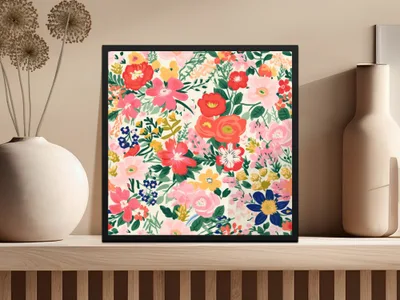 Beautiful Floral Art Print for Modern Home Decor