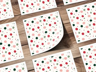 Festive Polka Dot Patterned Cards for All Occasions